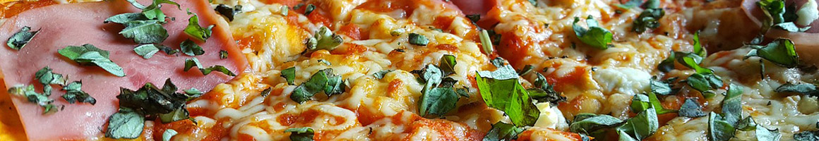 Eating Italian Pizza at Midland Pizzeria and Restaurant restaurant in Yonkers, NY.